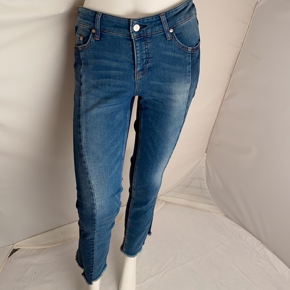 Anthropologie Pilcro And The Letterpress Parallel Cropped Jeans 28